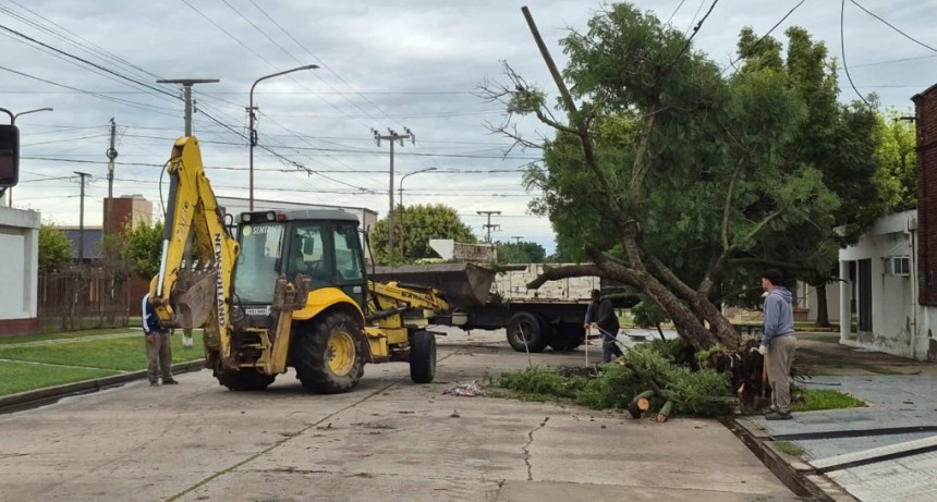 EL PASO DE LA TORMENTA EN MONTE MAÍZ