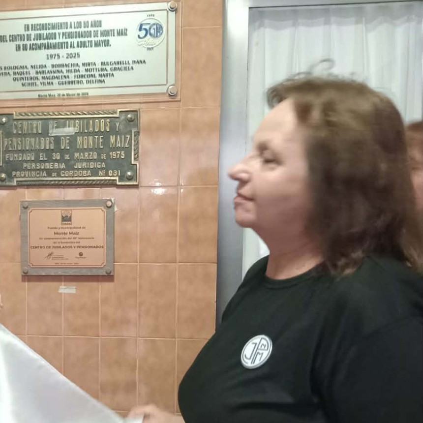 MIRTA BORRACHIA ASUMI&Oacute; LA PRESIDENCIA DEL CENTRO DE JUBILADOS