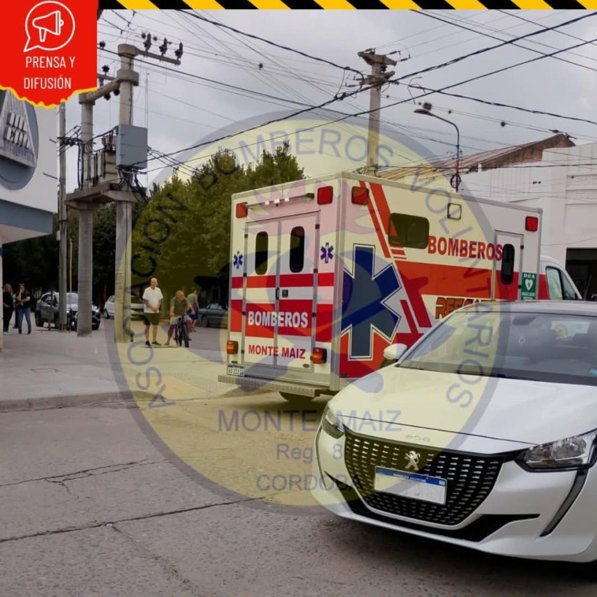 CHOQUE ENTRE AUTO Y BICICLETA