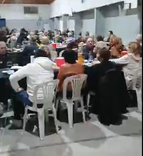 OTRA EXITOSA CENA DEL CENTRO DE JUBILADOS